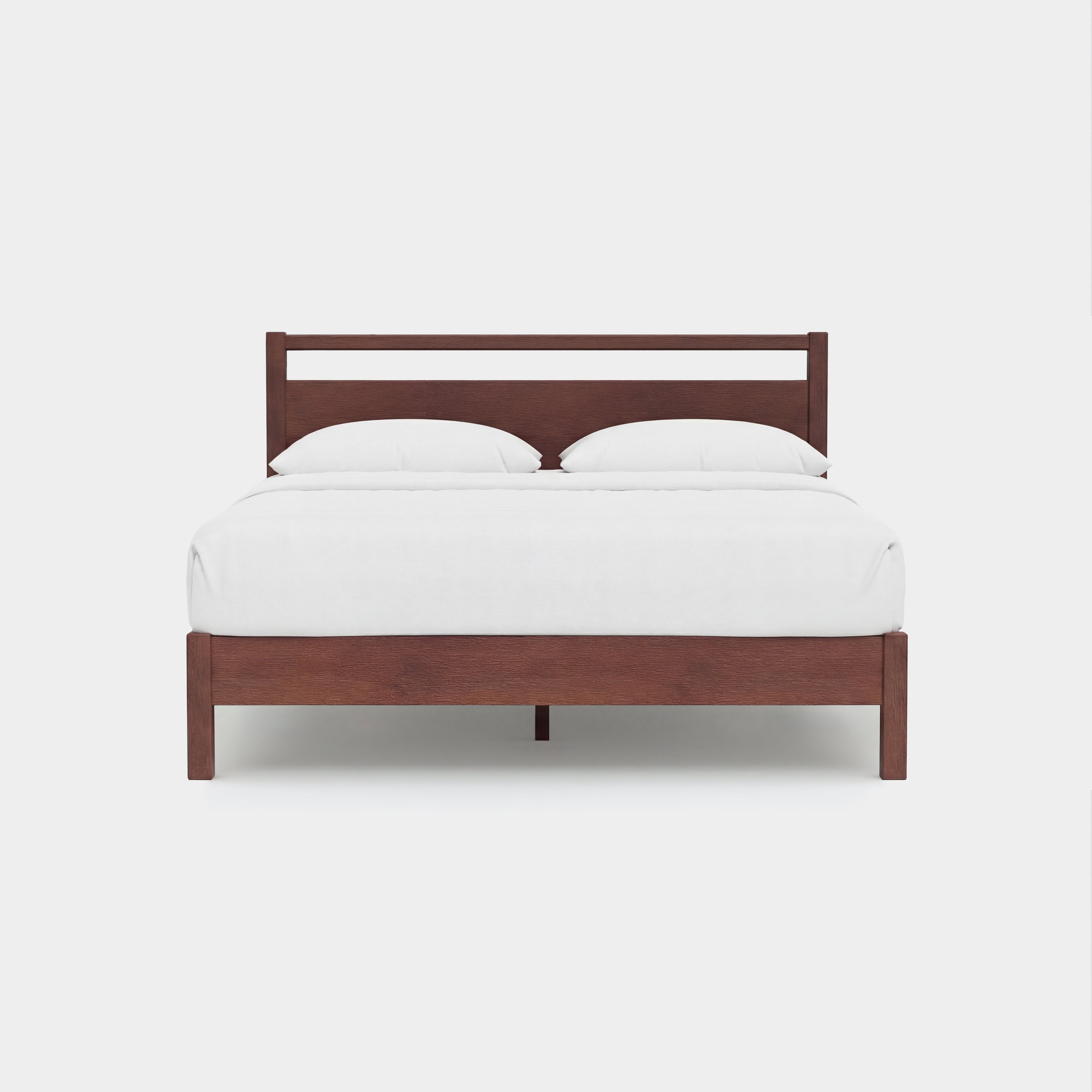 Signature Bed Frame with Headboard - Walnut