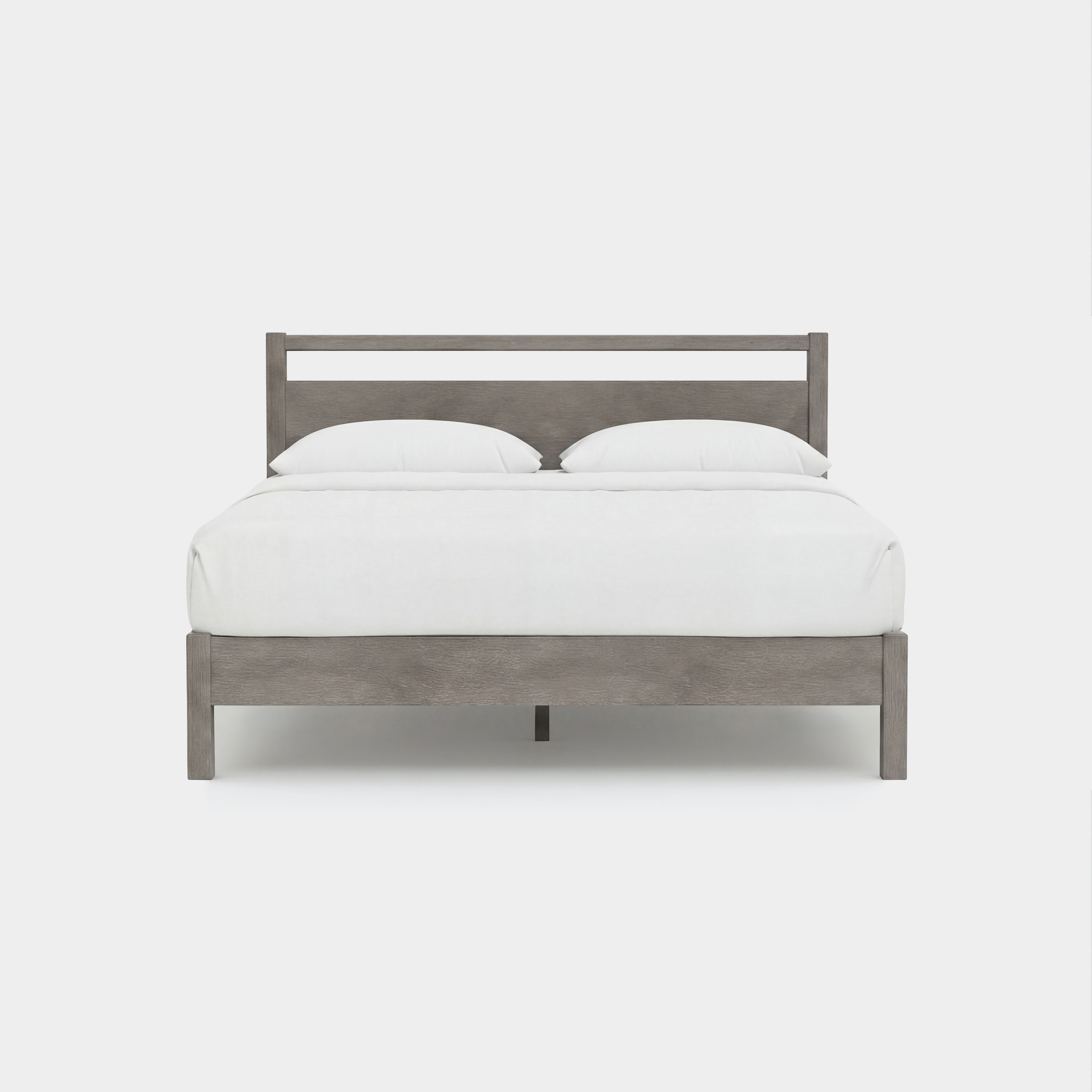 Signature Bed Frame with Headboard - Gray