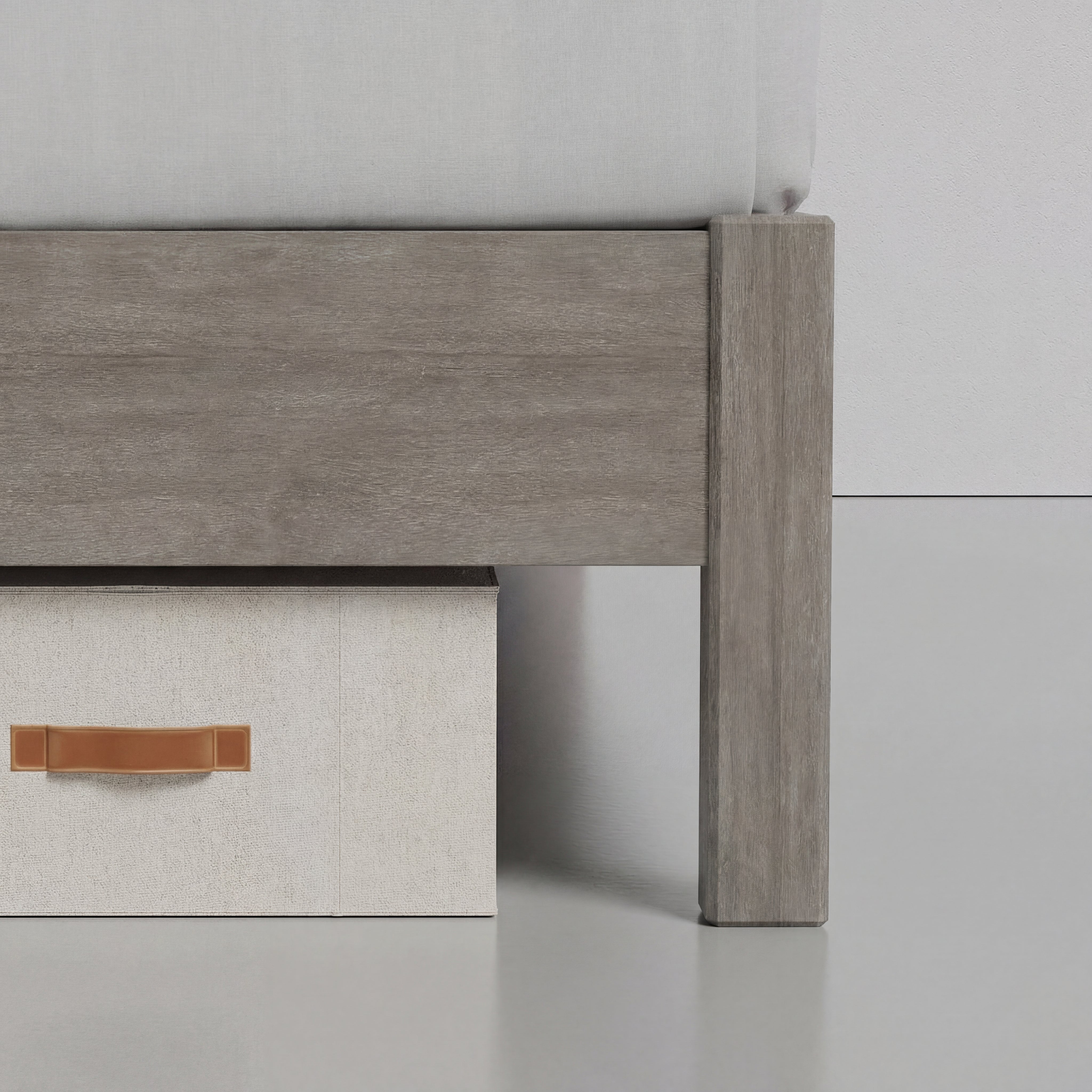Signature Bed Frame with Headboard - Gray
