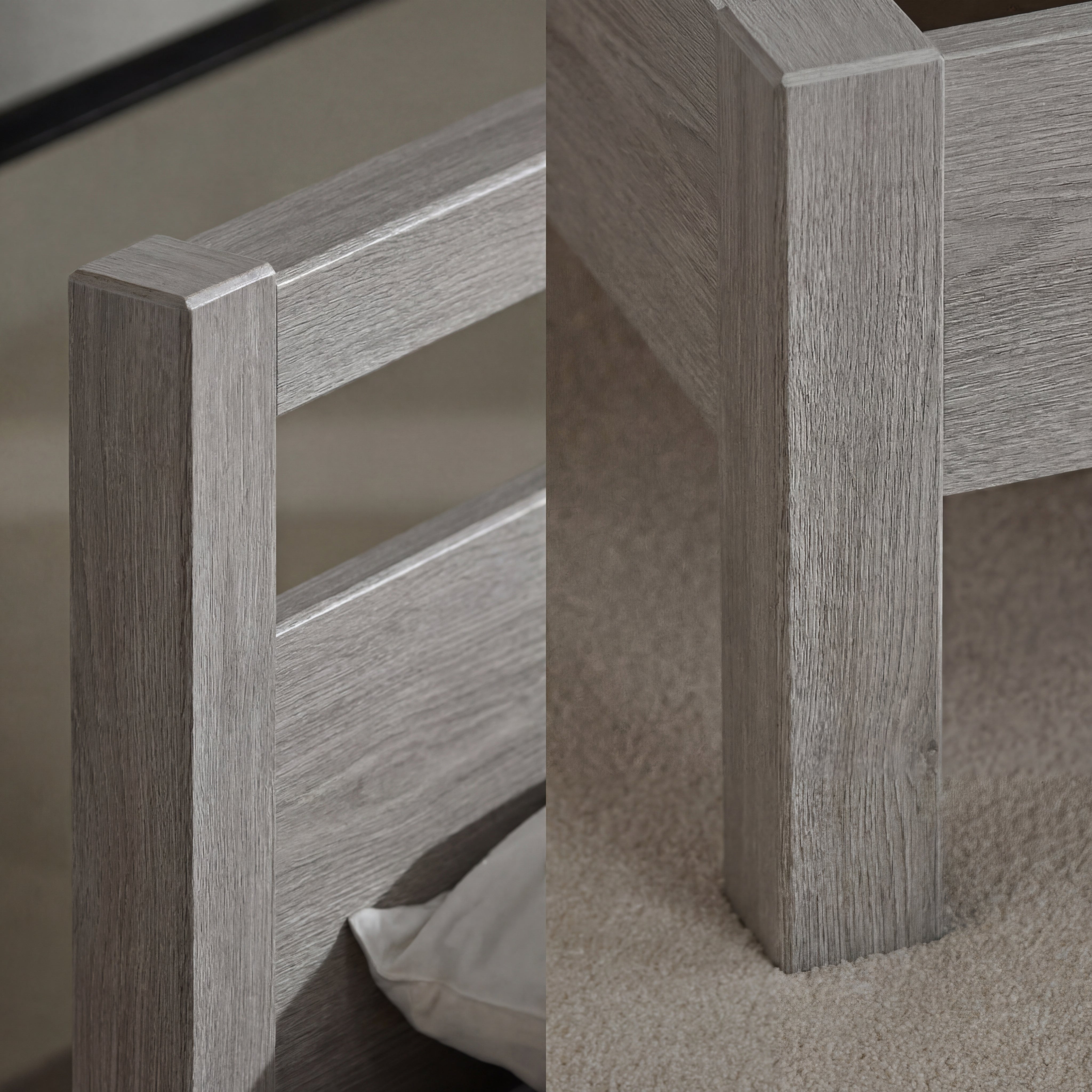 Signature Bed Frame with Headboard - Gray
