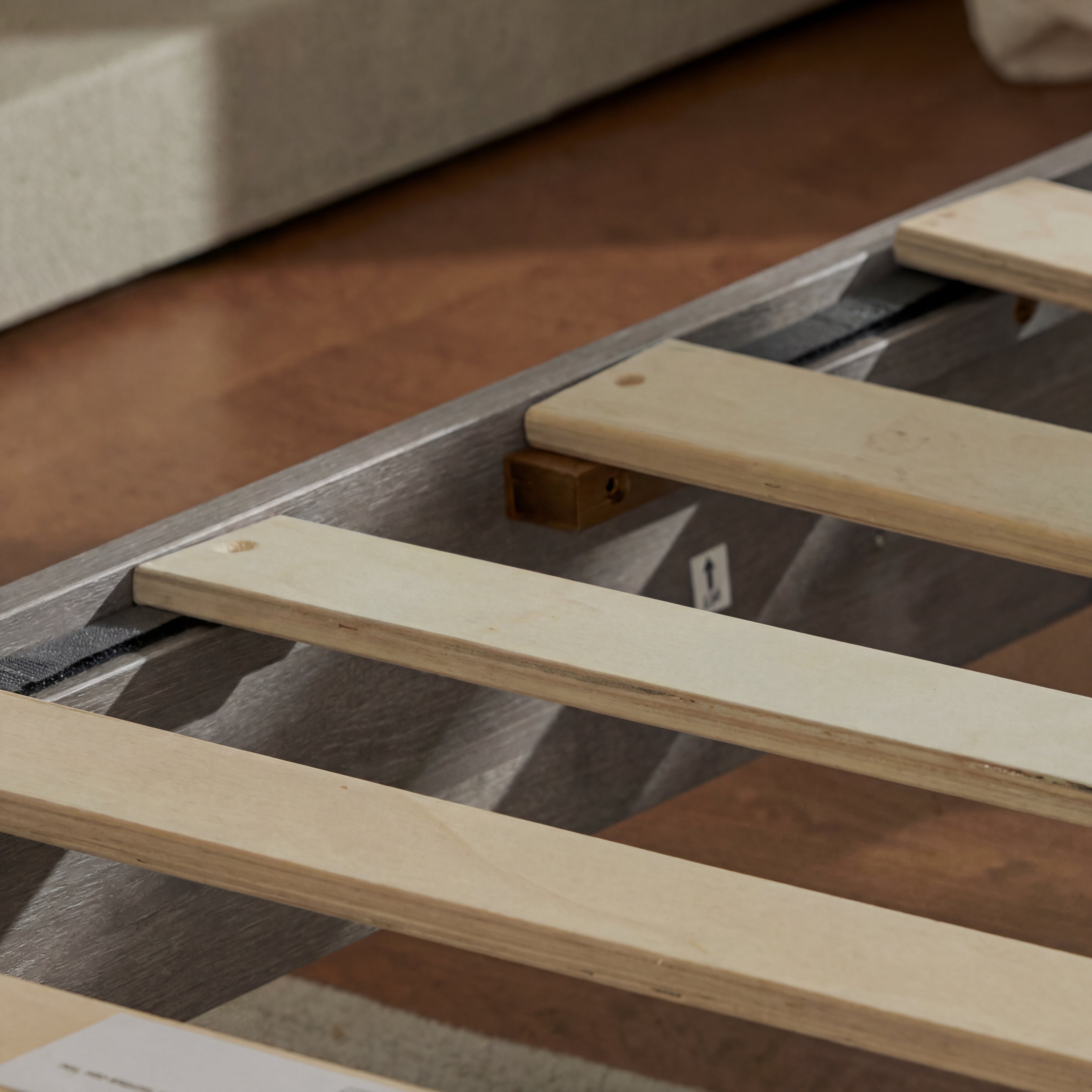 Signature Bed Frame with Headboard - Gray