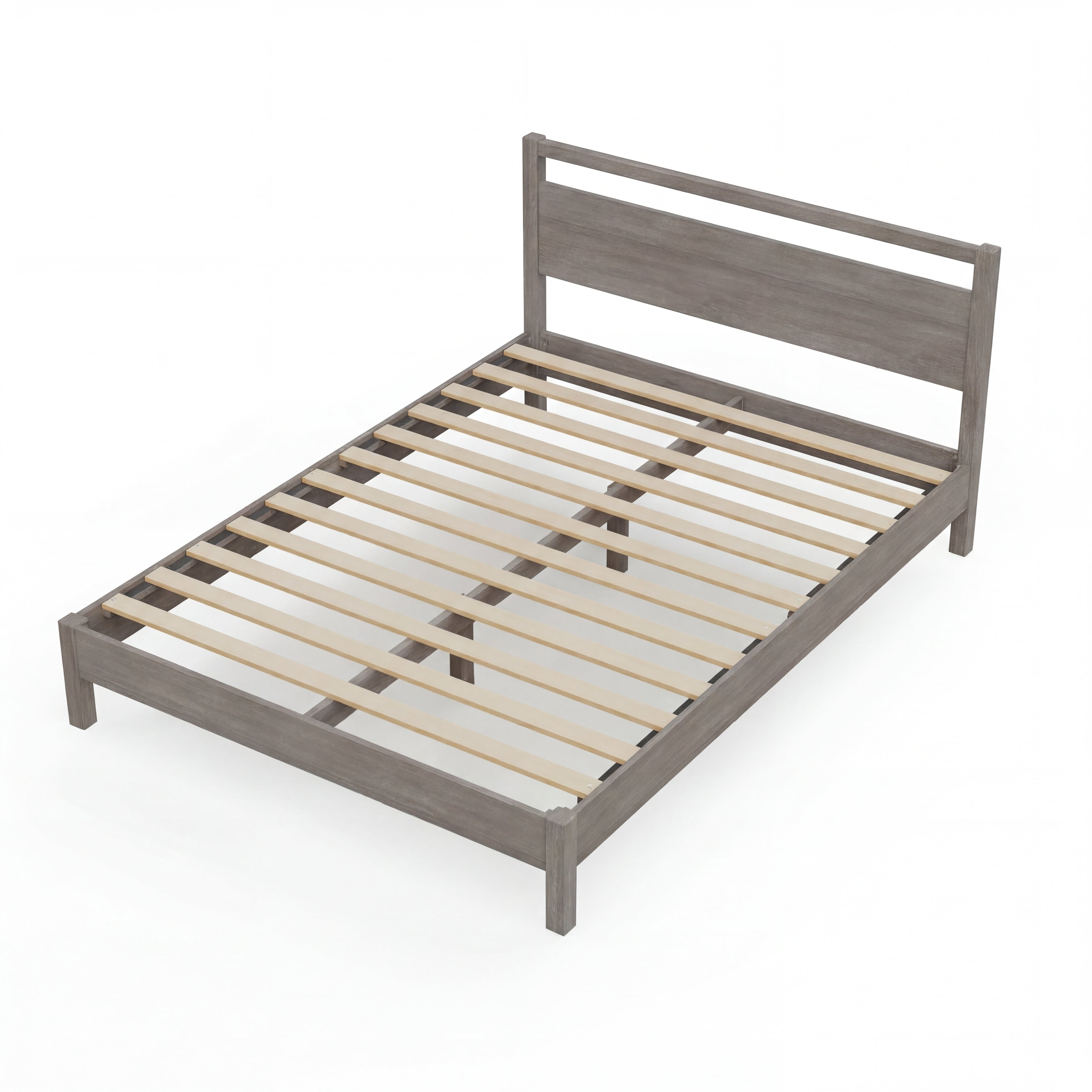 Signature Bed Frame with Headboard - Gray