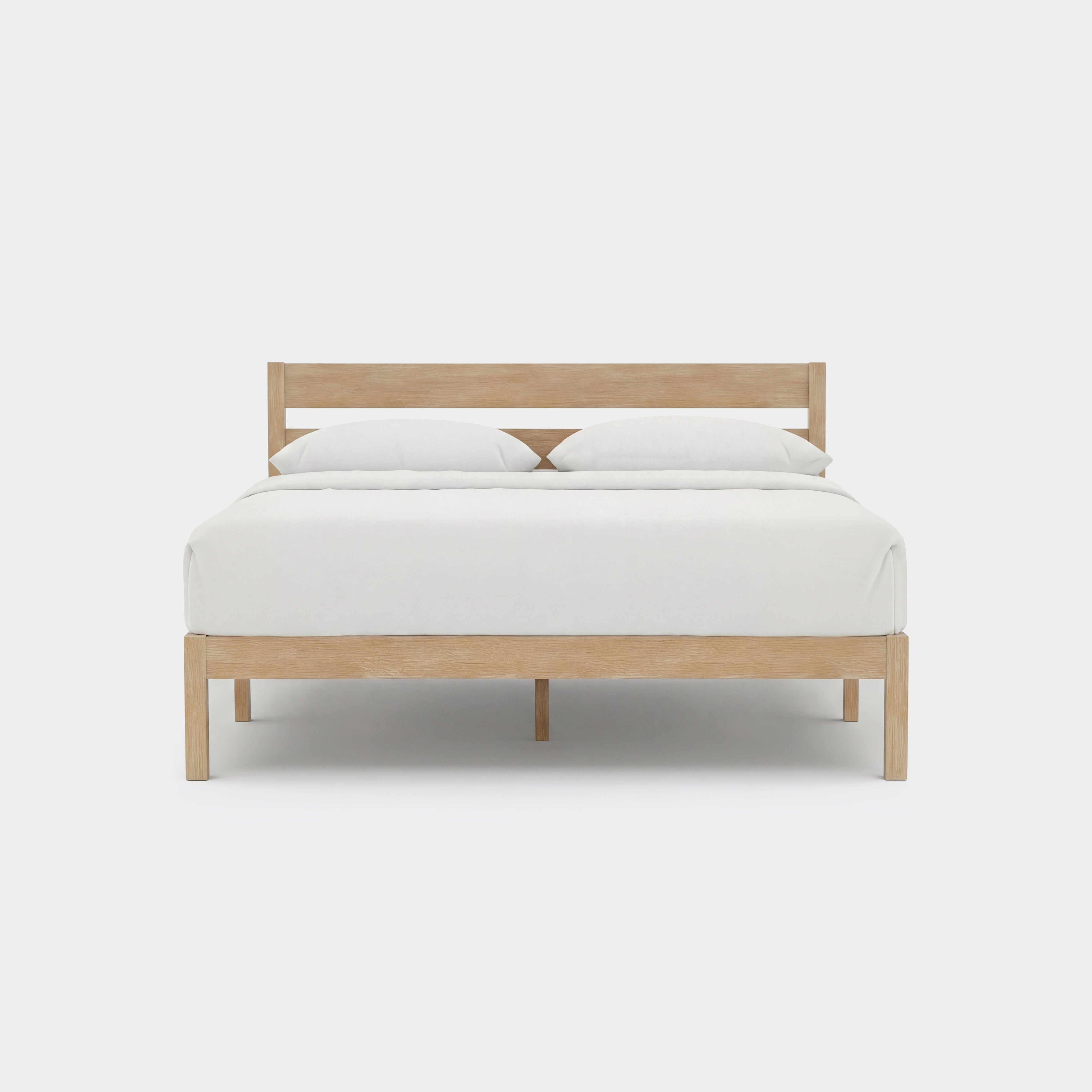 Classic Bed Frame with Headboard - Natural
